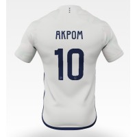 Ajax Chuba Akpom #10 Bortatröja 2023-24 Kortärmad